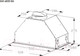 Миниатюра изображения товара Вытяжка скрытая Korting KHI 6828 GN