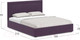Миниатюра изображения товара Двуспальная кровать Moon Family 1258 / MF009005