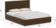 Миниатюра изображения товара Двуспальная кровать Moon Family 1258 / MF008995