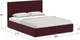 Миниатюра изображения товара Двуспальная кровать Moon Family 1258 / MF009055