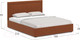 Миниатюра изображения товара Двуспальная кровать Moon Family 1258 / MF008966