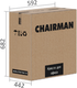 Миниатюра изображения товара Кресло офисное Chairman 535V (ткань черный/серый)