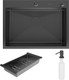 Миниатюра изображения товара Мойка кухонная Roxen Simple 560220-65B PVD с коландером и дозатором (графит)