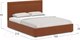 Миниатюра изображения товара Двуспальная кровать Moon Family 1258 / MF008963