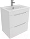 Миниатюра изображения товара Тумба под умывальник Aquanet Практика 60 / 330457 (белый матовый)