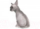 Миниатюра изображения товара Копилка Elan Gallery Кошка Сфинкс / 140380 (серый/розовый)