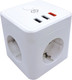 Миниатюра изображения товара Сетевой фильтр Digma DiPlug Cube 1 EU Wi-Fi / DPC13S (белый)