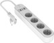 Миниатюра изображения товара Сетевой фильтр Digma DiPlug Strip 55 EU Wi-Fi / DPS554S (белый)
