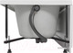 Миниатюра изображения товара Ванна акриловая Aquanet Lotos 180x80