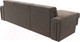 Миниатюра изображения товара Диван угловой Лига Диванов Лига-025 левый / 119238L (велюр коричневый)