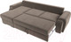 Миниатюра изображения товара Диван угловой Лига Диванов Лига-025 левый / 119238L (велюр коричневый)