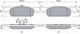 Миниатюра изображения товара Тормозные колодки Bosch 0986494661