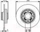 Миниатюра изображения товара Тормозной диск Bosch 0986479400