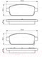 Миниатюра изображения товара Тормозные колодки Bosch 0986495259