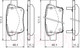 Миниатюра изображения товара Тормозные колодки Bosch 0986424798