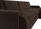 Миниатюра изображения товара Диван угловой Лига Диванов Лига-025 правый / 119247 (микровельвет коричневый)