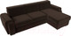 Миниатюра изображения товара Диван угловой Лига Диванов Лига-025 правый / 119247 (микровельвет коричневый)