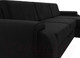 Миниатюра изображения товара Диван угловой Лига Диванов Лига-025 правый / 119250 (микровельвет черный)