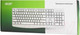 Миниатюра изображения товара Клавиатура Acer OKW301 / ZL.KBDCC.01B (белый)