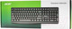 Миниатюра изображения товара Клавиатура Acer OKW301 / ZL.KBDCC.01A  (черный)