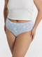 Миниатюра изображения товара Комплект женских трусов Mark Formelle 412075-3 (р.110, россыпь листиков на голубом)