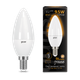 Миниатюра изображения товара Лампа Gauss Свеча 9.5W 890lm 3000К E14 / 103101110