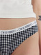 Миниатюра изображения товара Комплект женских трусов Mark Formelle 412455-1-3 (р.98, черная клеточка на белом)