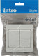 Миниатюра изображения товара Выключатель INTRO Style 7-104-01 / Б0060617 (белый)