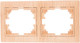 Миниатюра изображения товара Рамка для выключателей и розеток INTRO Plano 1-502-11 / Б0030097 (сосна)