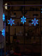 Миниатюра изображения товара Светодиодная бахрома Uniel ULD-E1503-072/DTA BLUE IP20 SNOWFLAKES-3 / UL-00007336