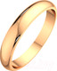 Миниатюра изображения товара Кольцо обручальное из розового золота ZORKA 103004 (р.22.5)
