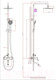 Миниатюра изображения товара Душевая система со смесителем A-Five А5-0337