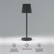 Миниатюра изображения товара Прикроватная лампа Elektrostandard Mist TL70220 (черный)