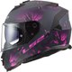 Миниатюра изображения товара Мотошлем LS2 Ff800 Storm II Burst (L, черный матовый/розовый)