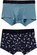 Миниатюра изображения товара Комплект мужских трусов Mark Formelle 411215-2 (р.86-96, серо-голубой/волки на морском)