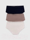 Миниатюра изображения товара Комплект женских трусов Mark Formelle 412407-3 (р.94, черный кварц)