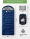 Миниатюра изображения товара Спальный мешок RSP Outdoor Sleep 350 / SB-SLE-350-B-R (синий)