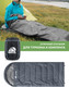 Миниатюра изображения товара Спальный мешок RSP Outdoor Sleep 250 / SB-SLE-250-G-R (серый)