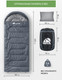 Миниатюра изображения товара Спальный мешок RSP Outdoor Sleep 150 / SB-SLE-150-G-R (серый)