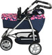 Миниатюра изображения товара Коляска для куклы Pituso Сердечки / 9665С (синий)