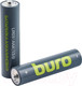 Миниатюра изображения товара Комплект батареек Buro Alkaline LR03 AAA (40шт)