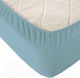Миниатюра изображения товара Простыня Alleri Трикотажная на резинке 140x200x20см (голубой)