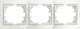 Миниатюра изображения товара Рамка для выключателей и розеток INTRO Plano 1-503-06 / Б0053990 (перламутр)