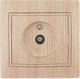 Миниатюра изображения товара Розетка INTRO Plano 1-301-11 / Б0030081 (сосна)