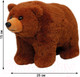 Миниатюра изображения товара Мягкая игрушка All About Nature Медведь гризли / K8779-PT