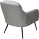 Миниатюра изображения товара Кресло мягкое M-City Argos / 629M05452 (3018-03 светло-серый шенилл/черный)