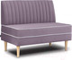 Миниатюра изображения товара Диван Brioli Рони П двухместный 1м (V6/лиловый)