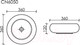 Миниатюра изображения товара Умывальник Ceramica Nova Element CN6050