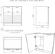 Миниатюра изображения товара Шкаф под мойку Домино D6080BL (60x80, белый)