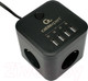Миниатюра изображения товара Сетевой фильтр Cablexpert CUBE-3-U4-B-1.5